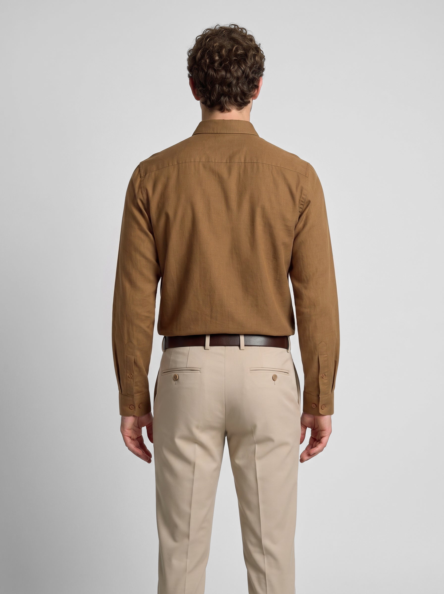 Slim Fit Shirt Brown