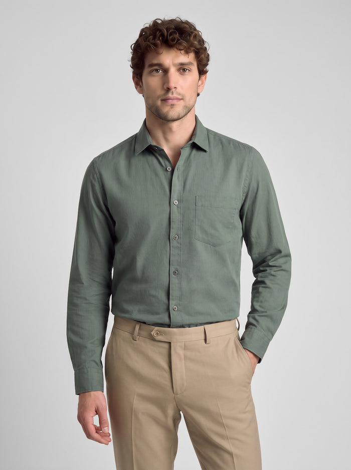 Slim Fit Shirt Green