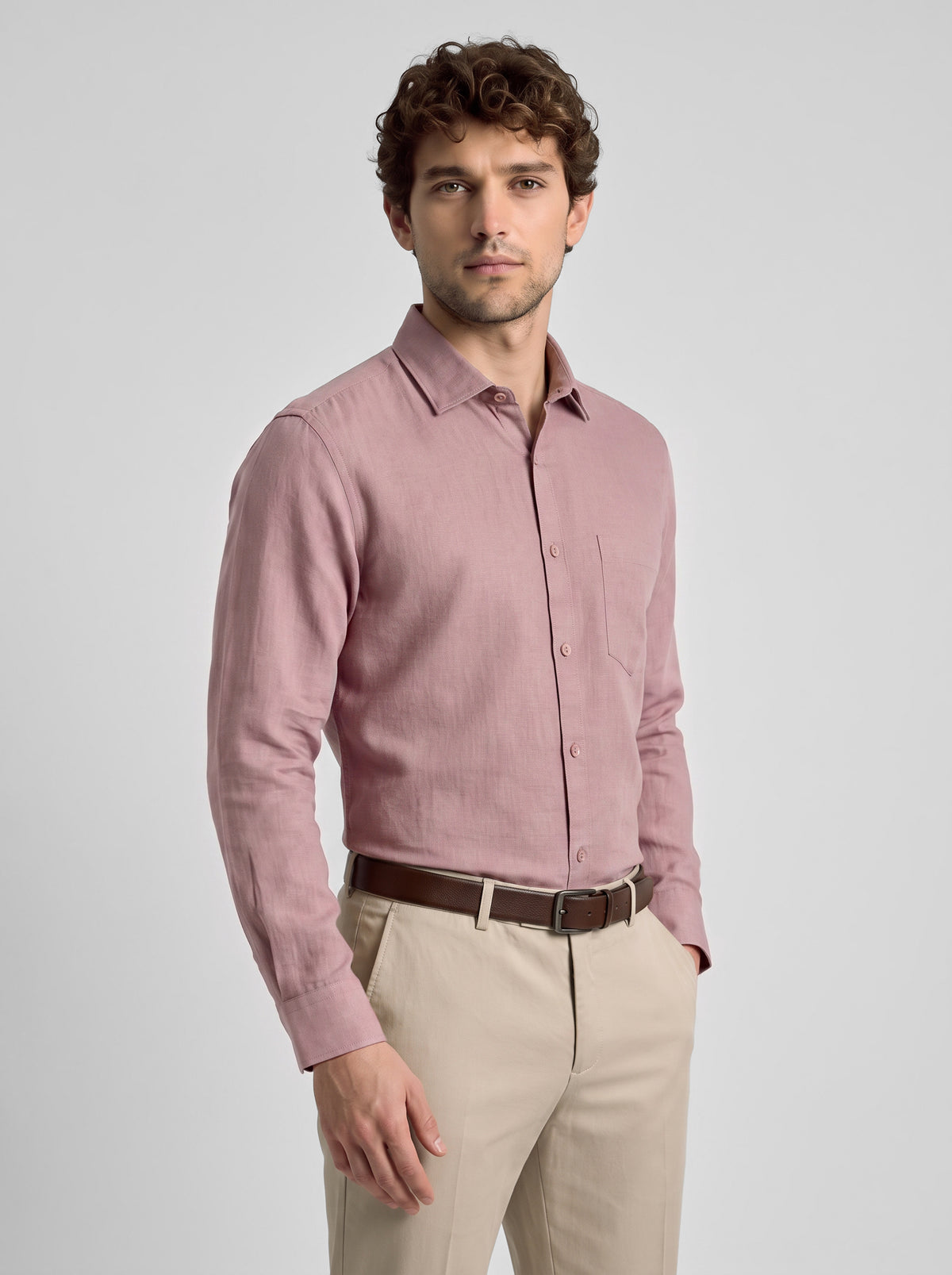 Slim Fit Shirt Mauve