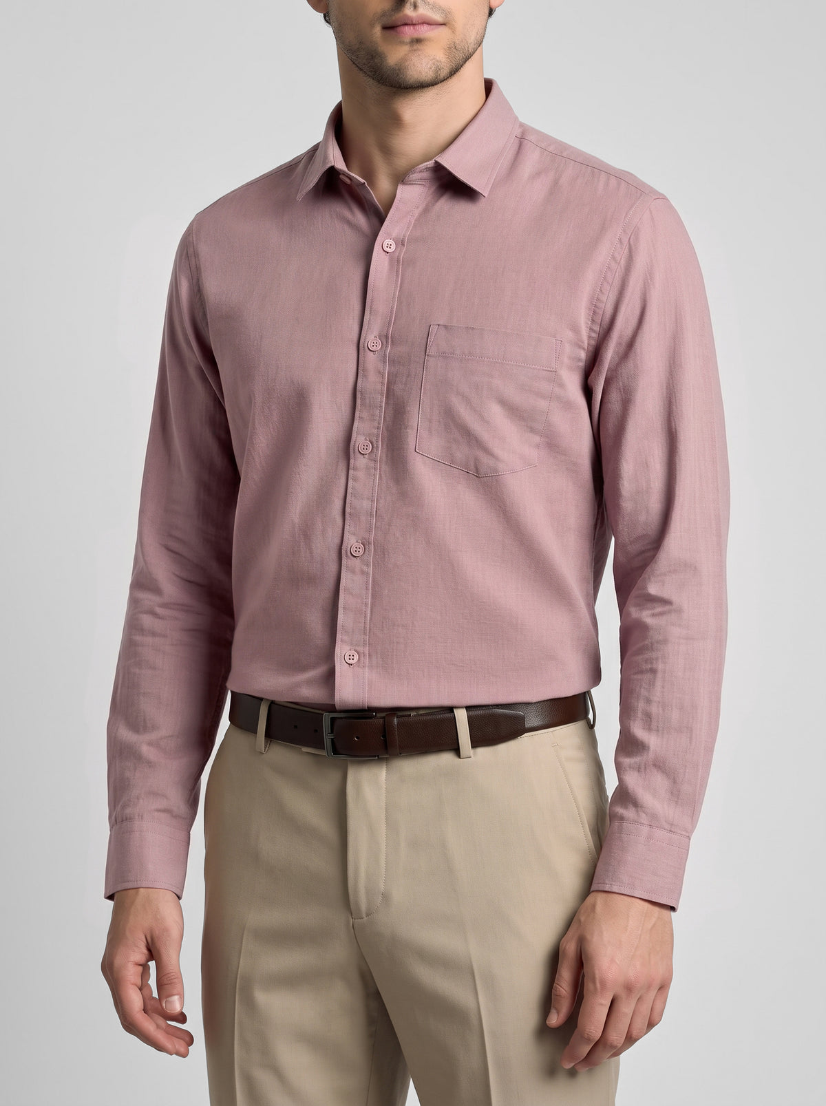 Slim Fit Shirt Mauve