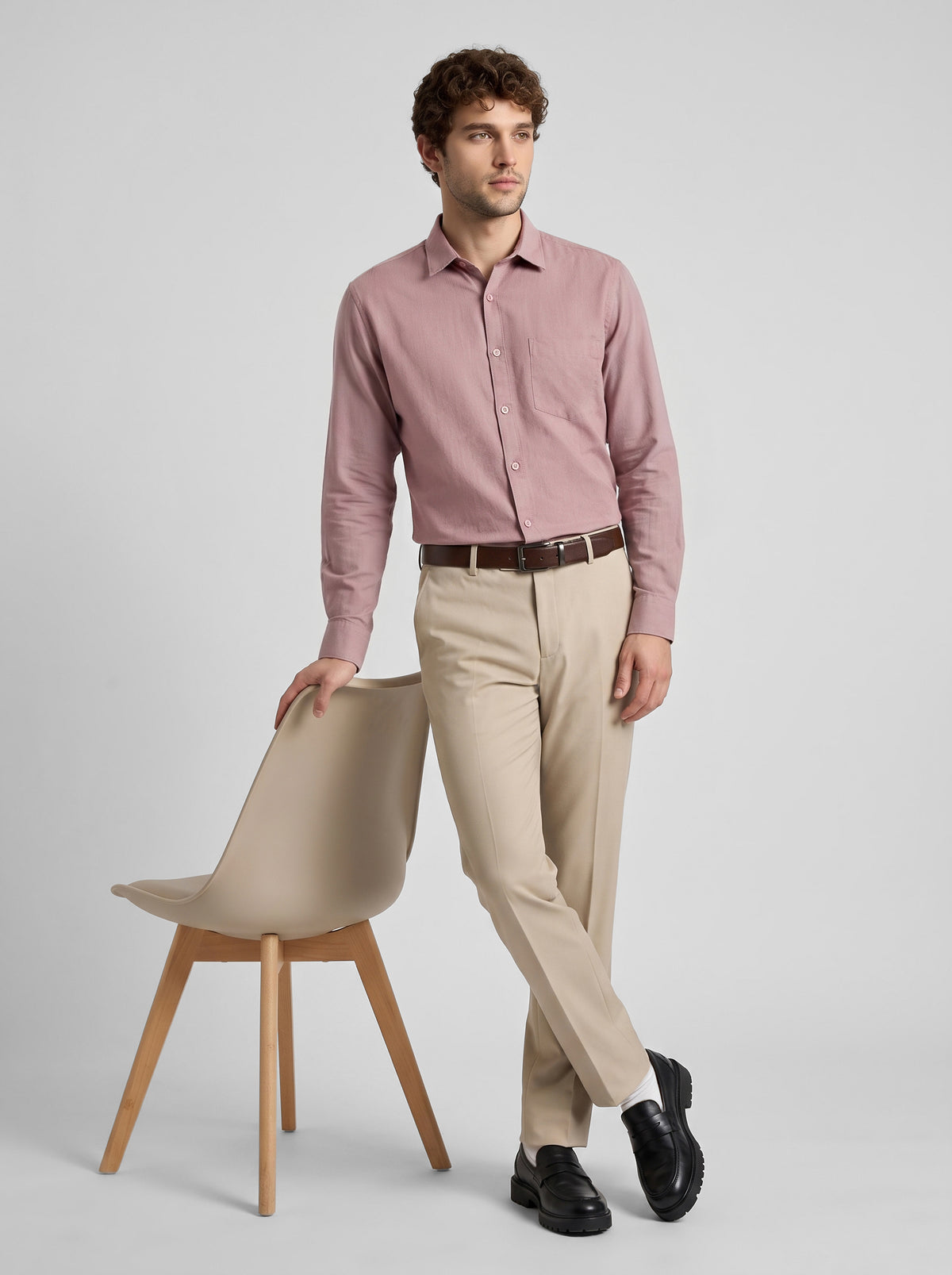 Slim Fit Shirt Mauve