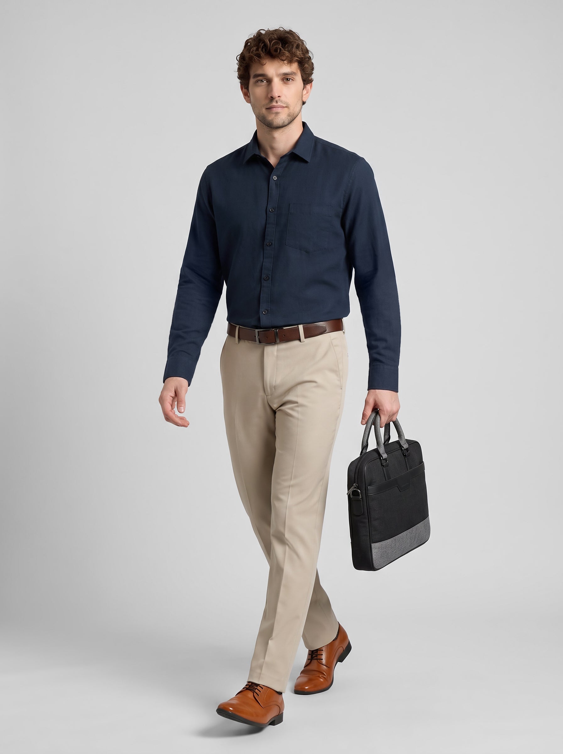 Slim Fit Shirt Navy
