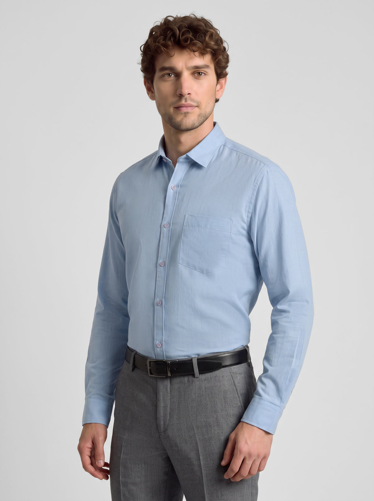 Slim Fit Shirt Sky