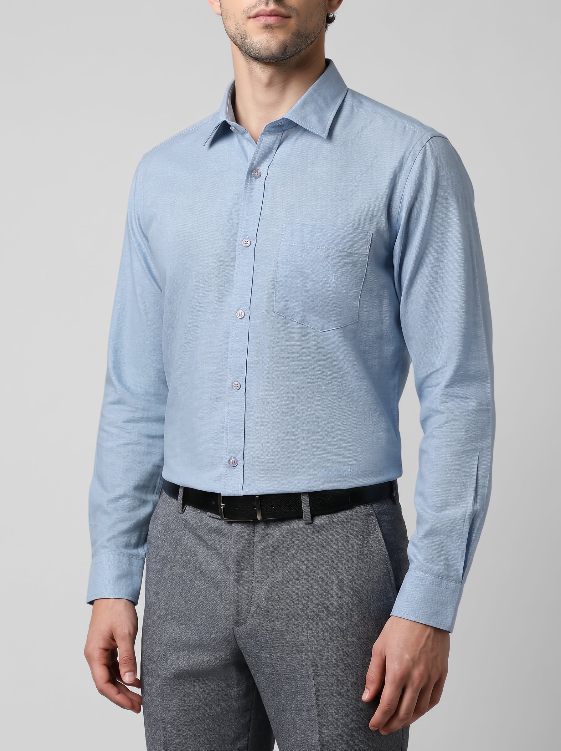Slim Fit Shirt Sky