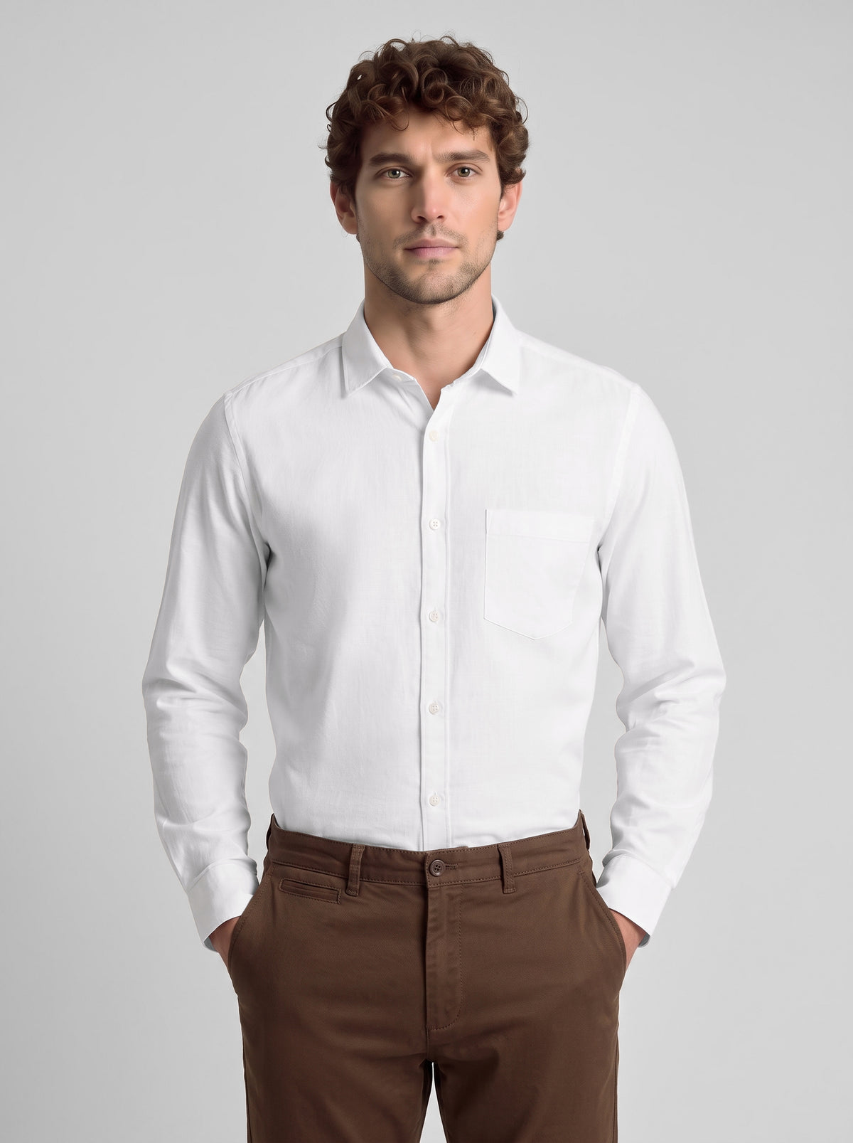 Slim Fit Shirt White
