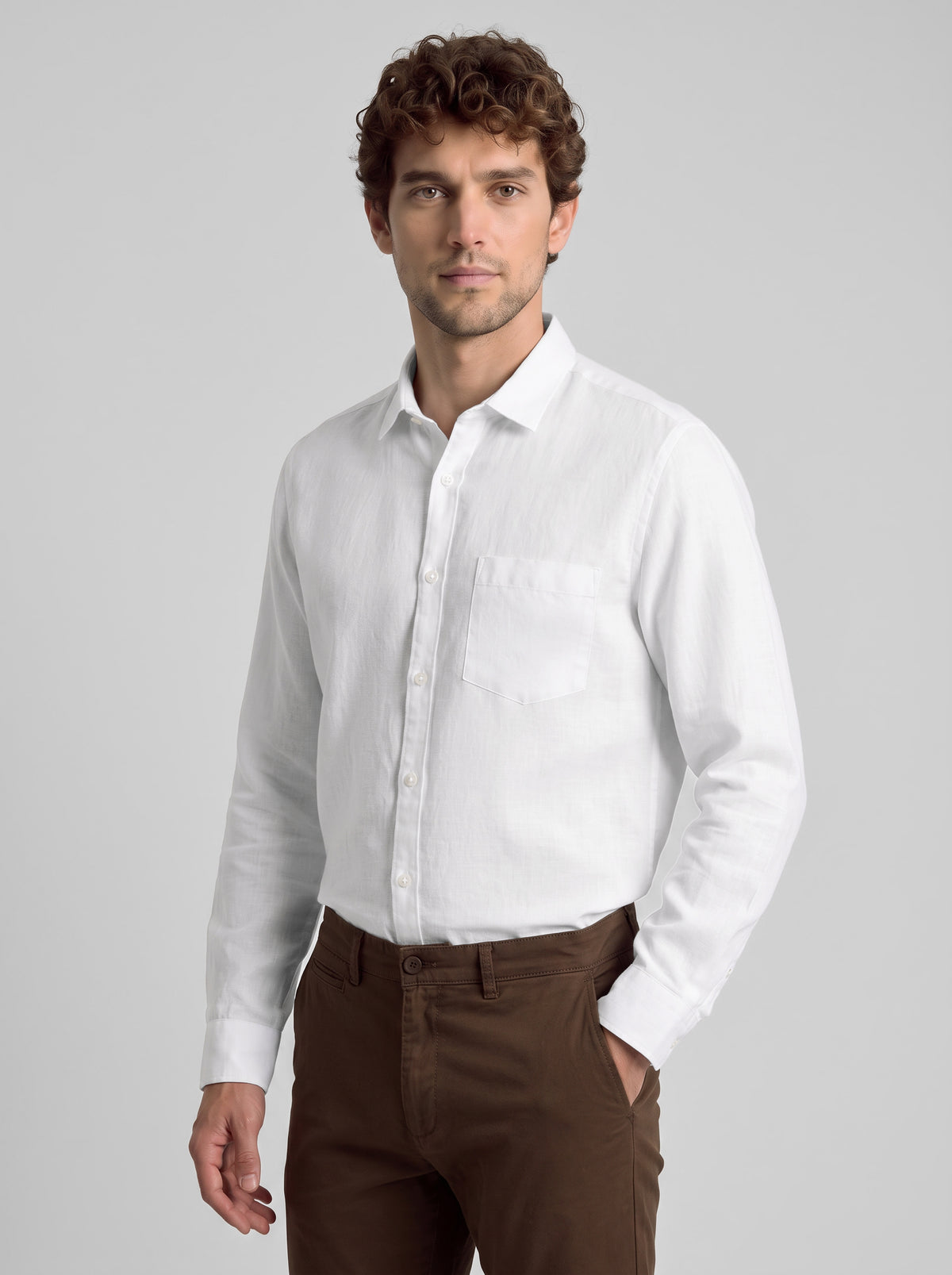 Slim Fit Shirt White