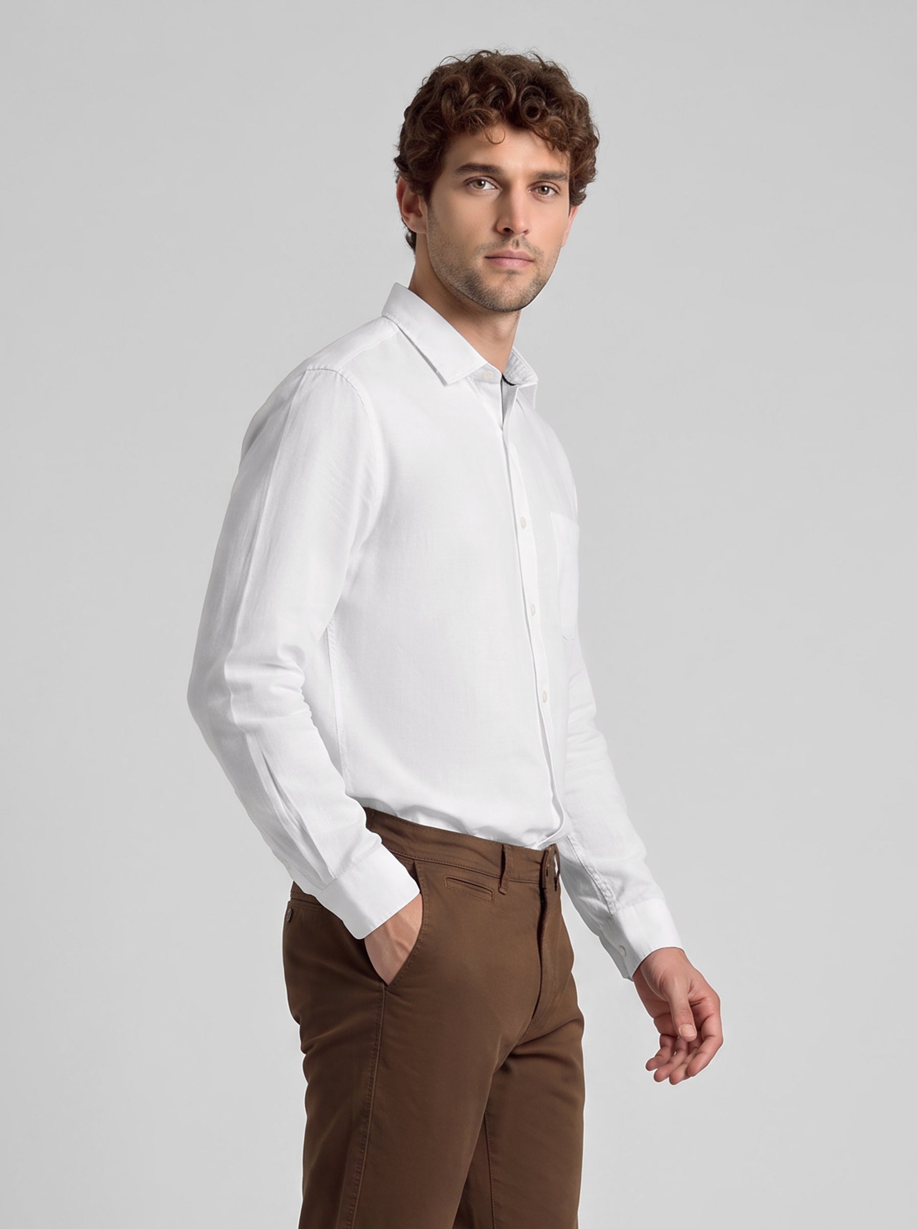 Slim Fit Shirt White