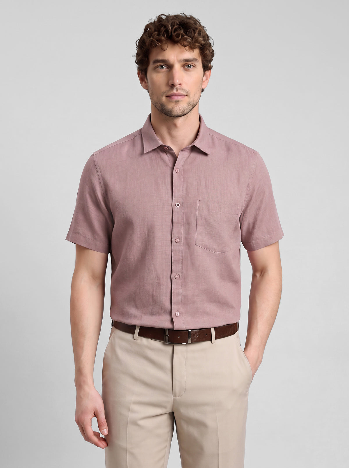 Slim Fit Shirt Mauve