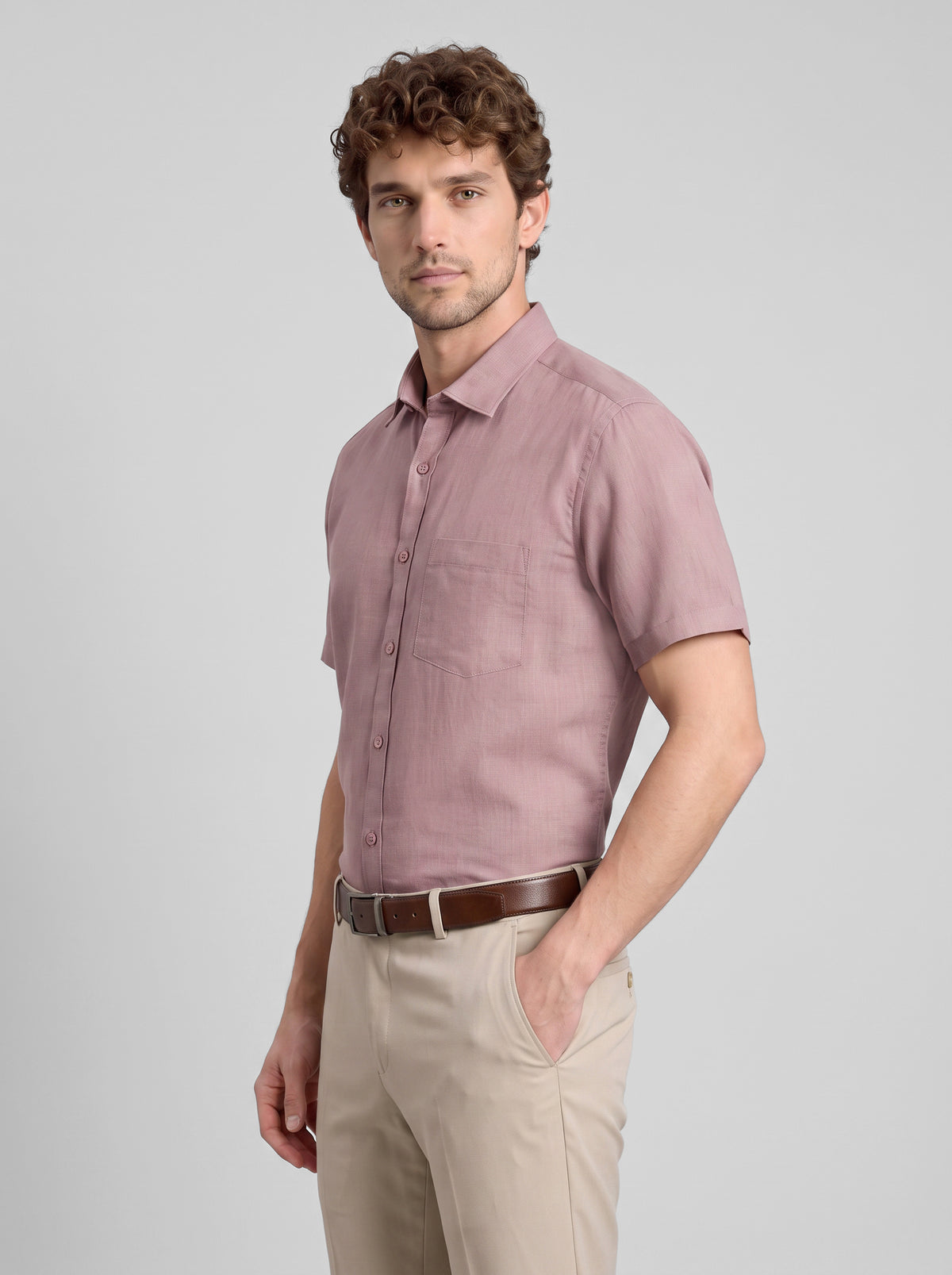 Slim Fit Shirt Mauve