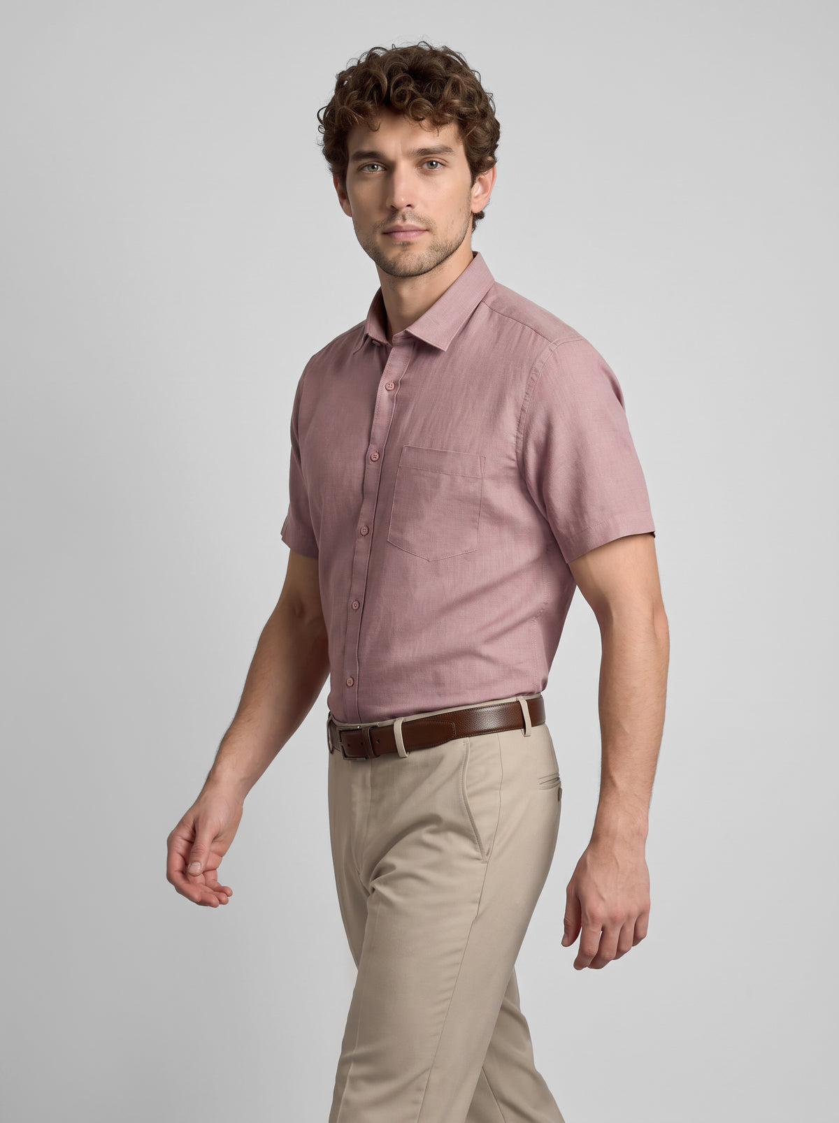 Slim Fit Shirt Mauve