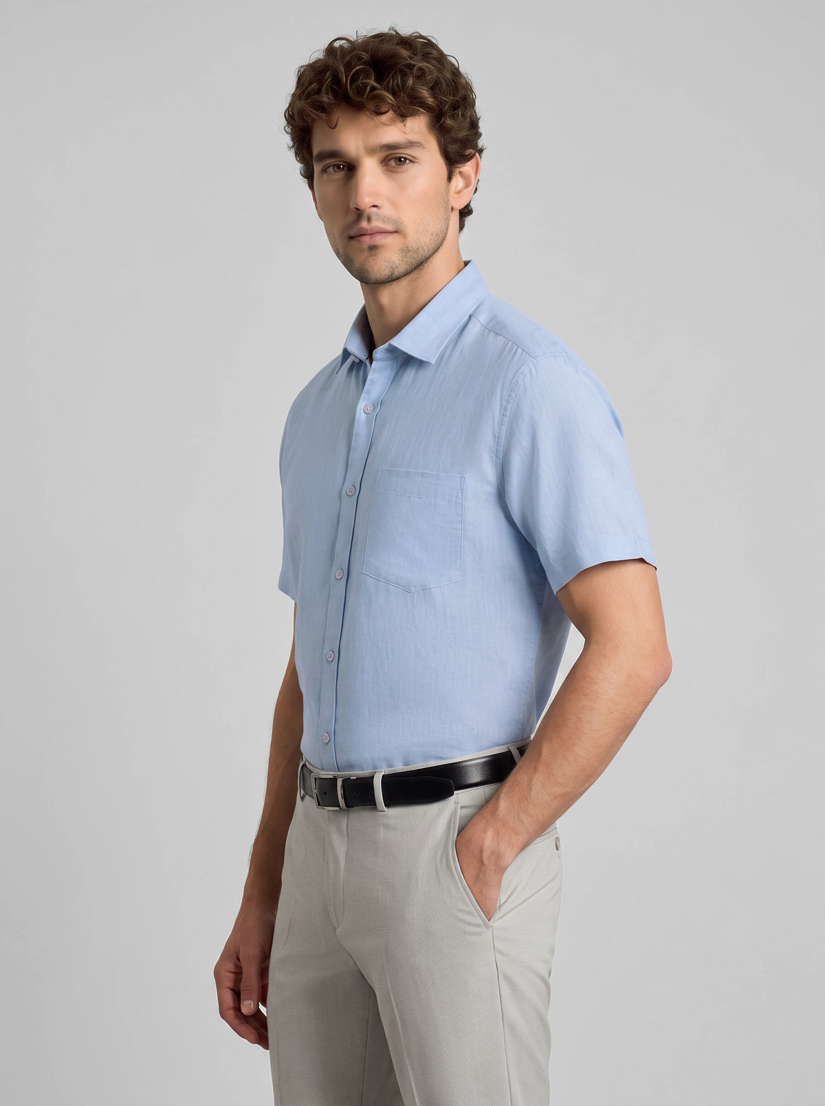 Slim Fit Shirt SKY