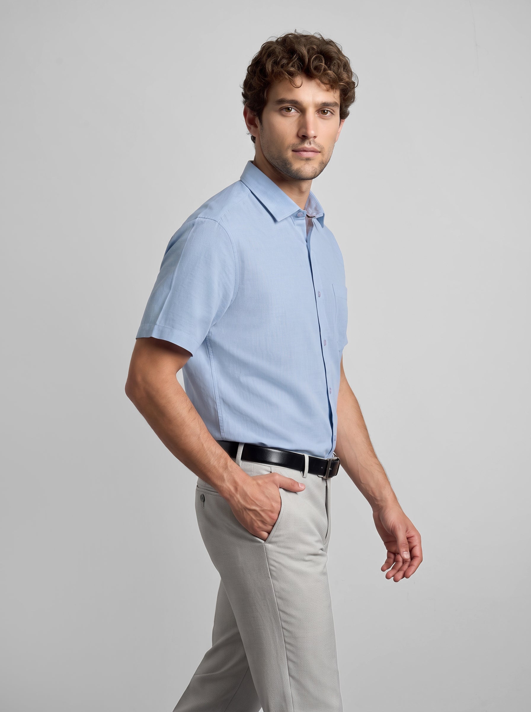 Slim Fit Shirt SKY