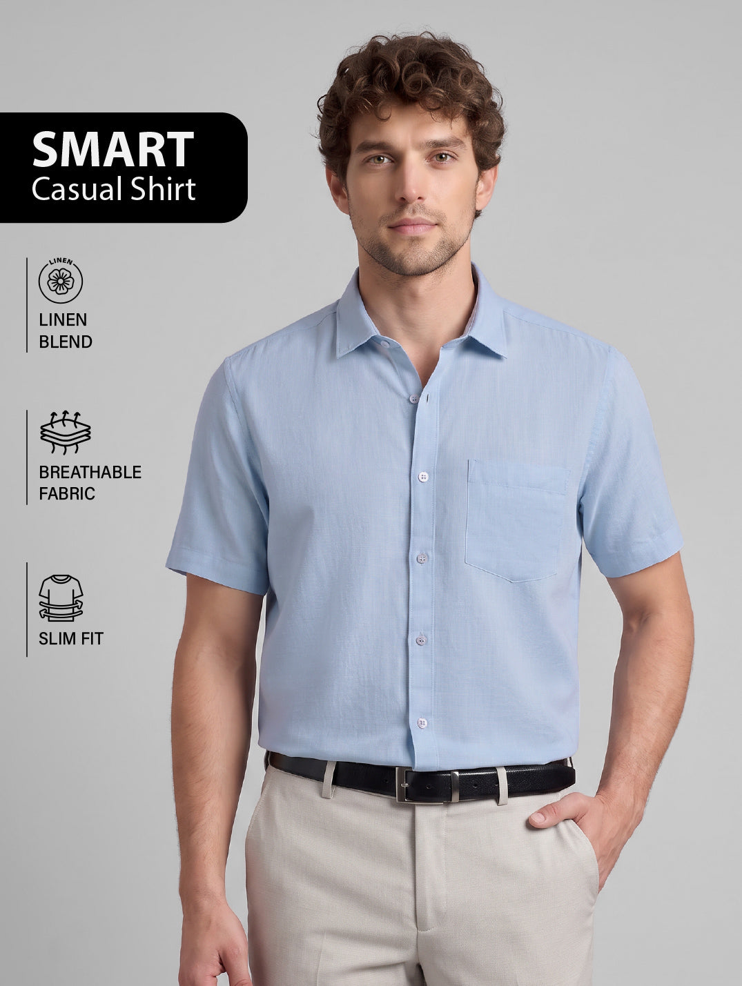 Slim Fit Shirt SKY