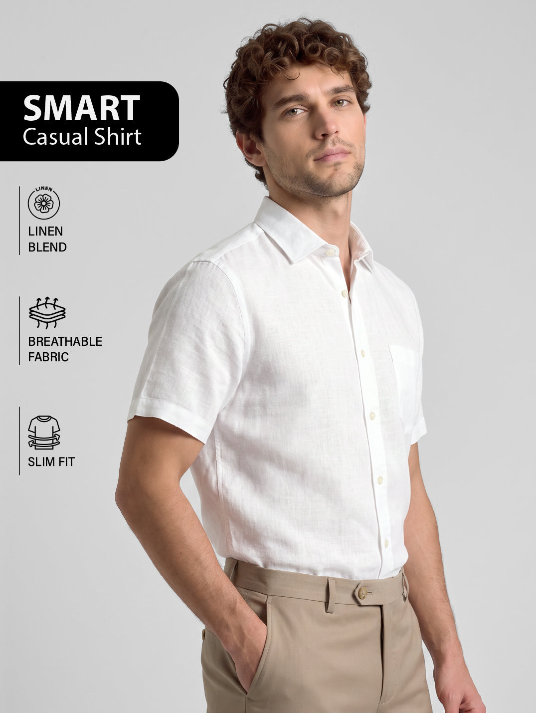 Slim Fit Shirt White