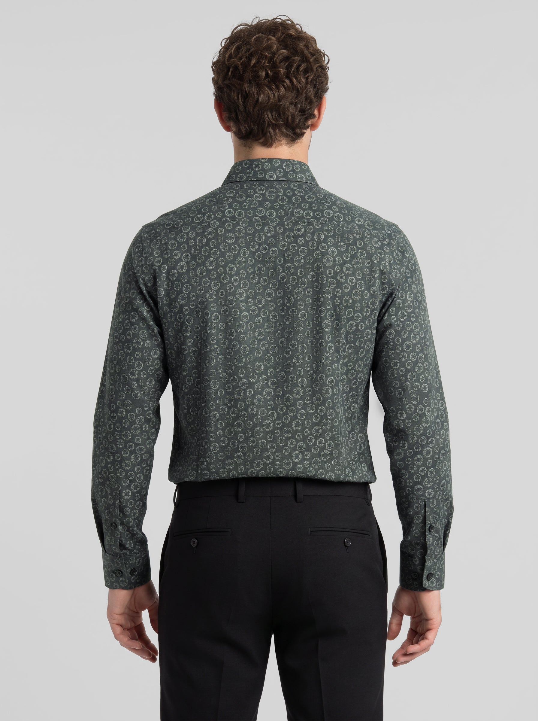 Slim Fit Shirt Dark Grey